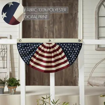 Stars and Stripes Bunting Flag - 12” x 24”