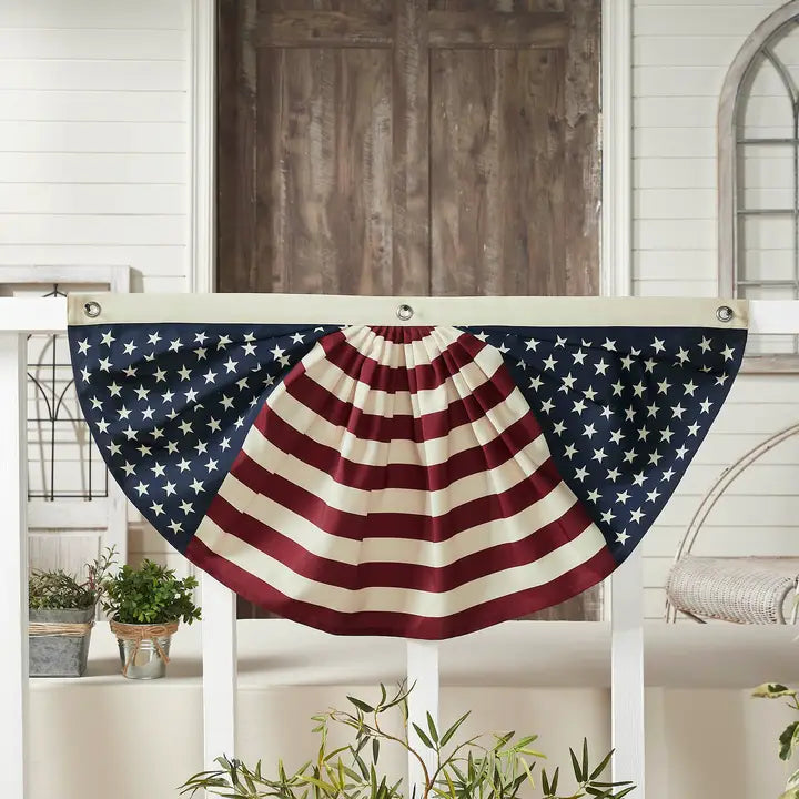 Stars and Stripes Bunting Flag - 18” x 36”