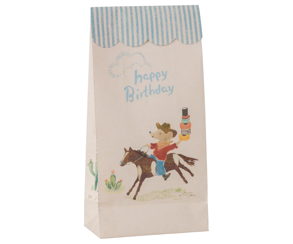 Maileg - Happy Birthday Goodie Bag, Cowboy