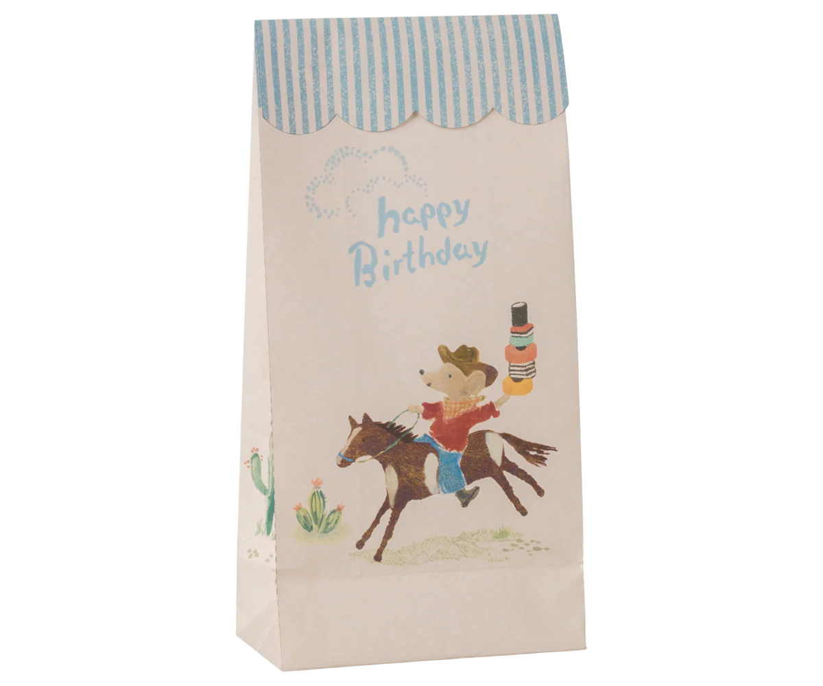 Maileg - Happy Birthday Goodie Bag, Cowboy