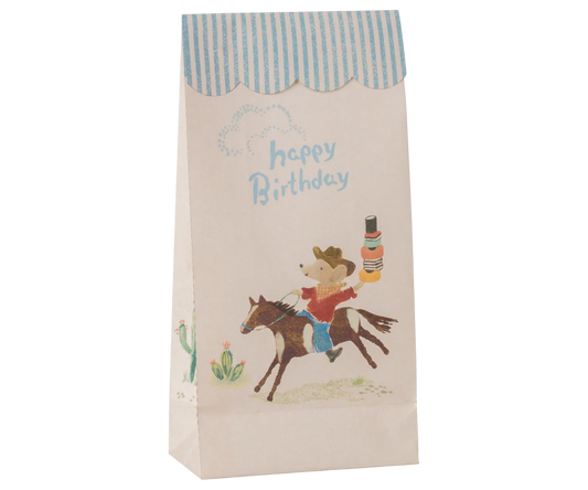 Maileg - Happy Birthday Goodie Bag, Cowboy