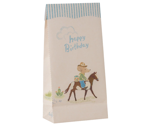 Maileg - Happy Birthday Goodie Bag, Cowboy