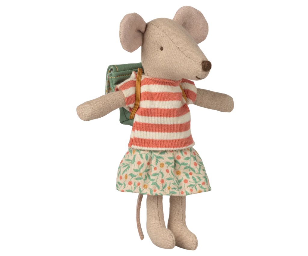 Maileg - Tricycle Mouse, Big Sister, Green