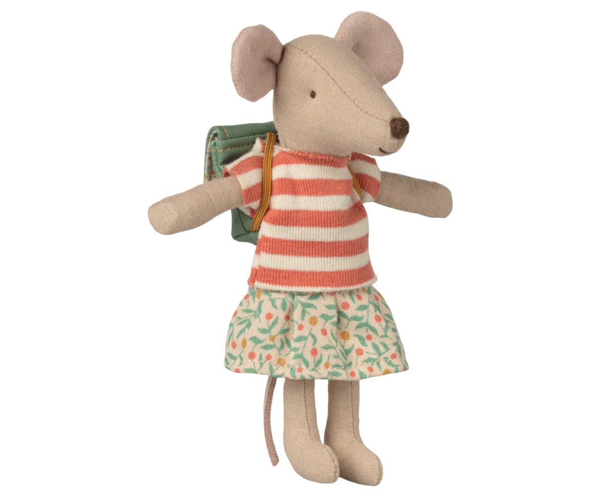 Maileg - Tricycle Mouse, Big Sister, Green