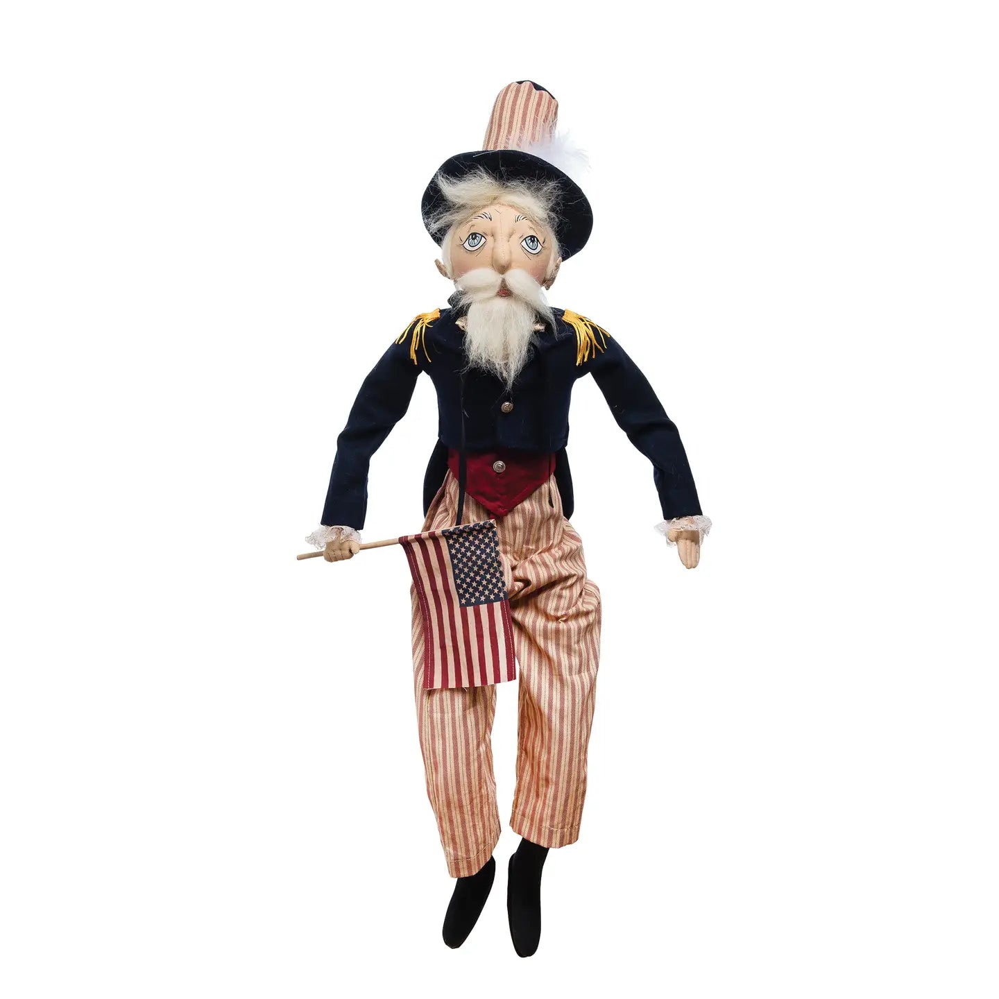 Uncle Sam Gathered Traditions Art Doll