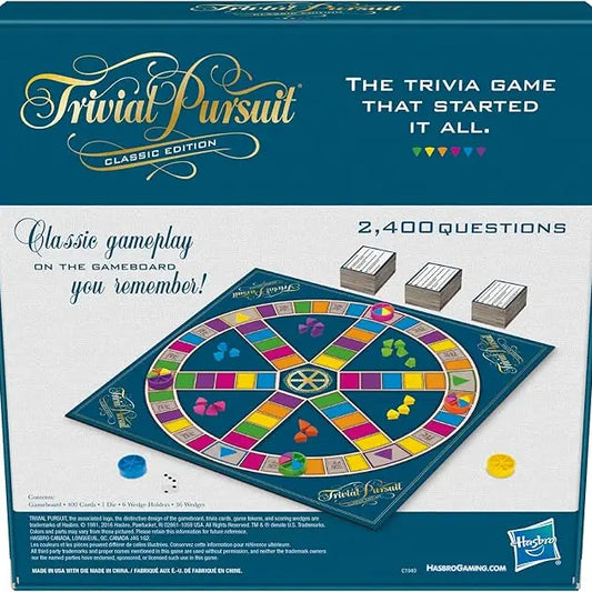 Trivial Pursuit Classic Edition Trivia Game