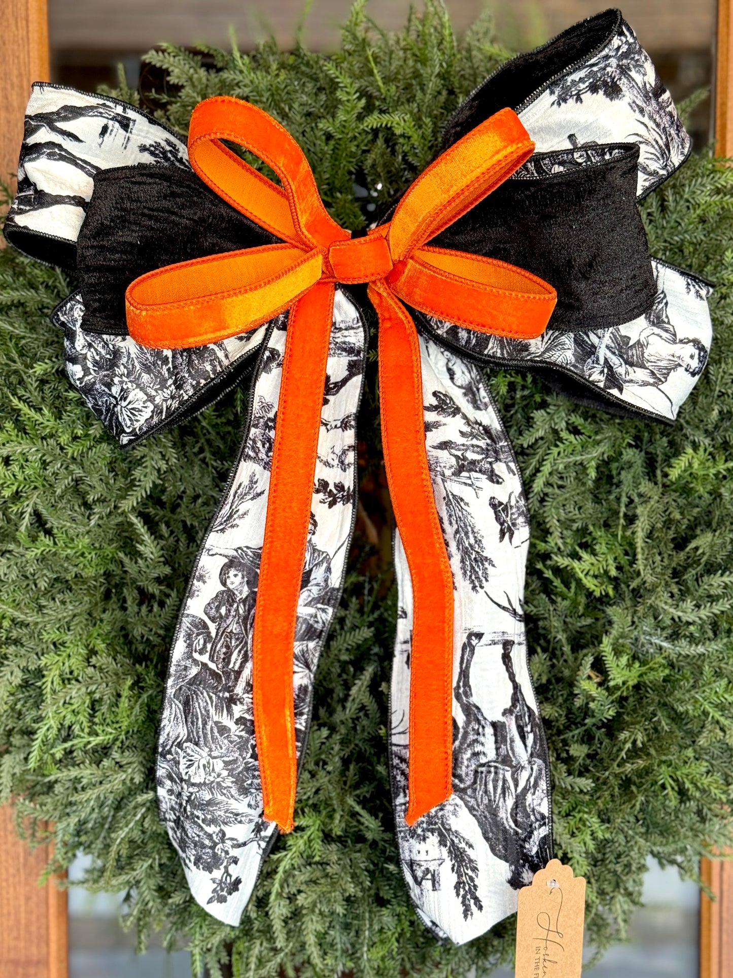 Halloween Toile Bow