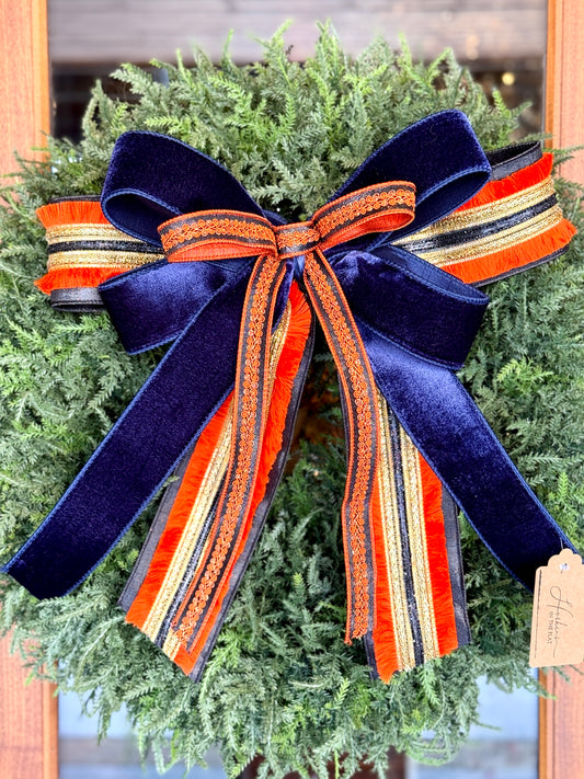 Midnight Halloween Bow