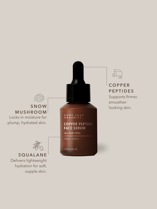 Rowe Casa Copper Peptide Face Serum | 1 oz