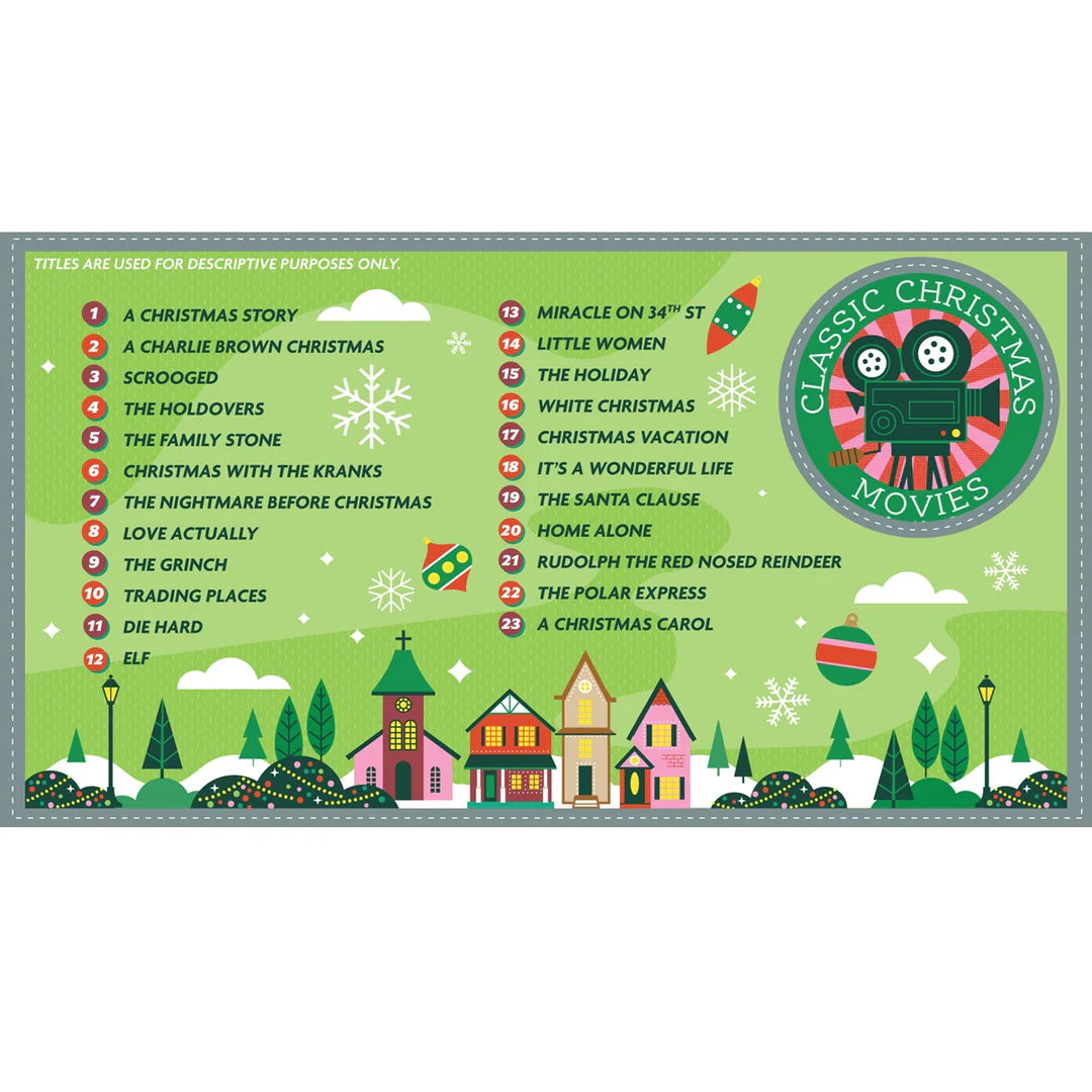 Classic Christmas Movie Map 750 Piece Puzzle