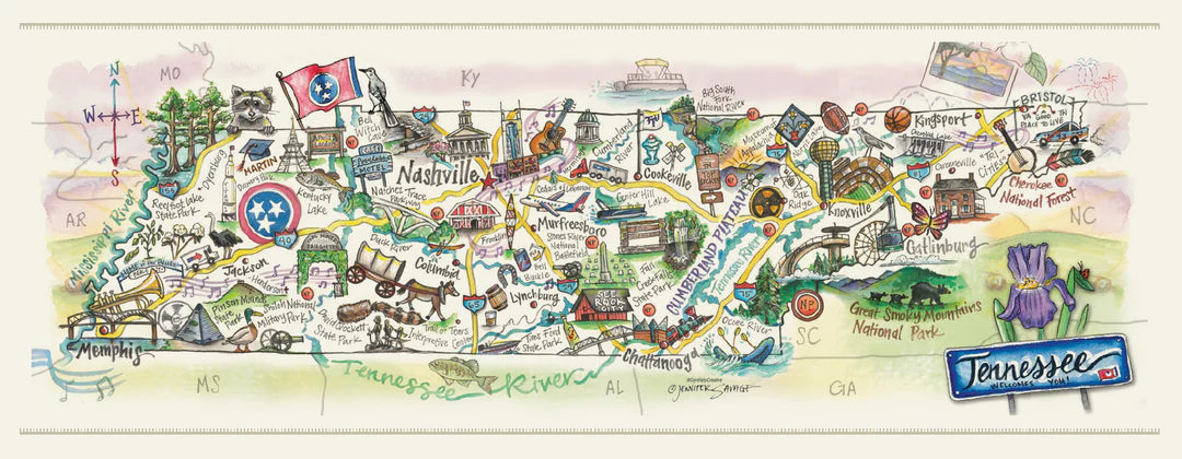 Tennessee Welcomes You 750 Piece Puzzle
