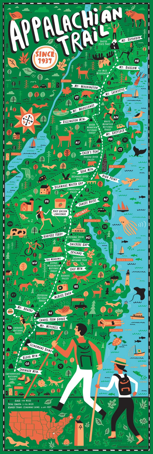 Appalachian Trail 750 Piece Puzzle