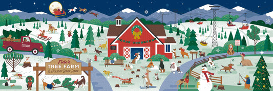 Fido’s Tree Farm & Holiday Bark Park 750 Piece Puzzle