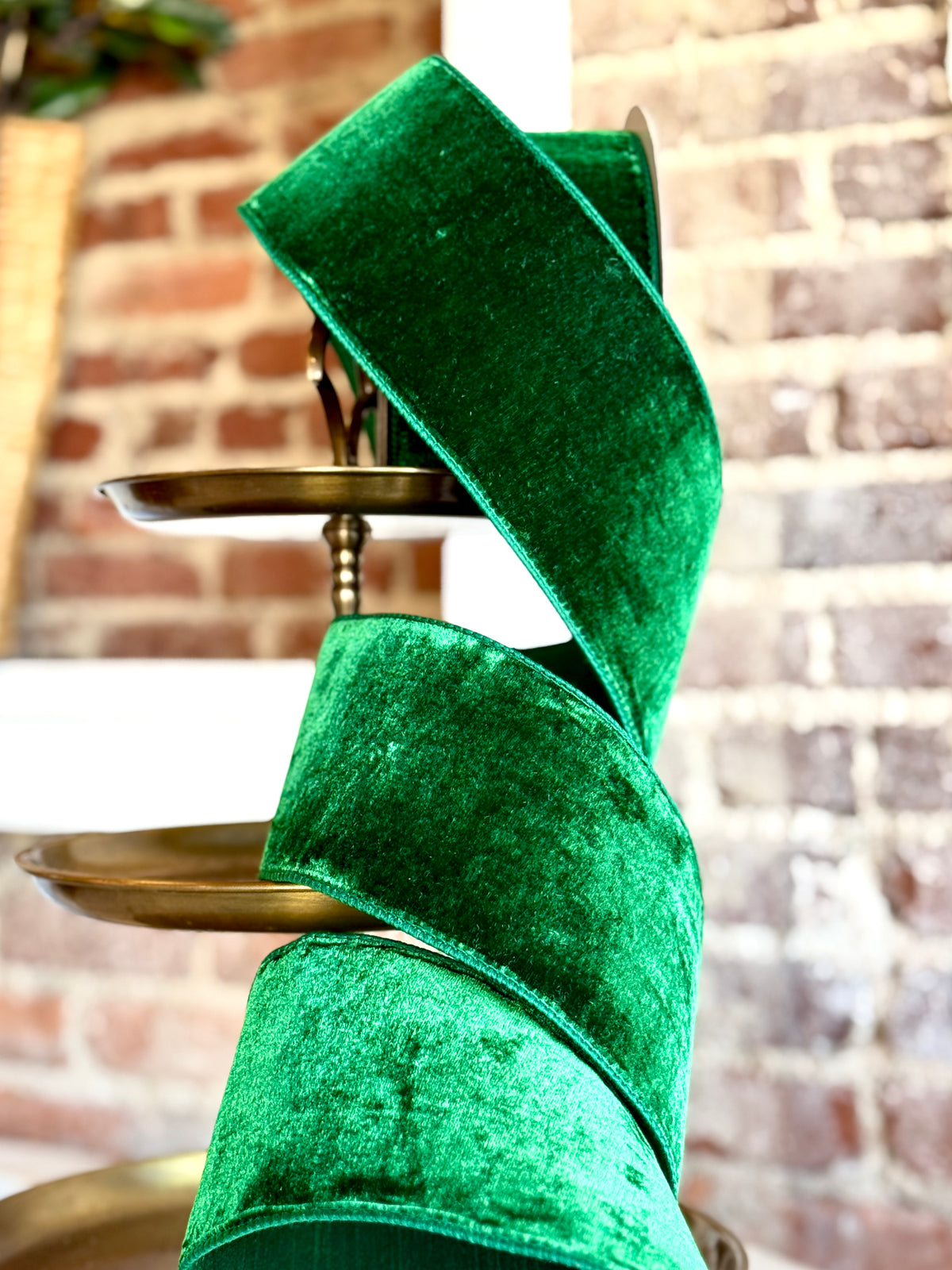 4” Emerald Velvet, SOLD BY THE YARD