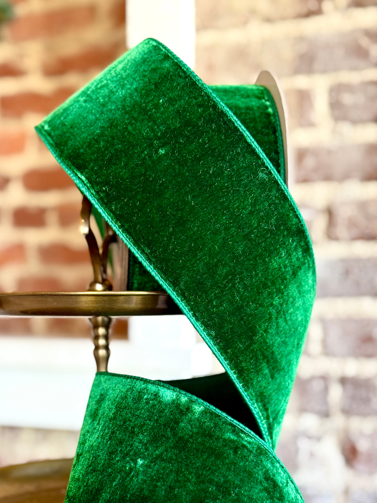 4” Emerald Velvet, SOLD BY THE YARD