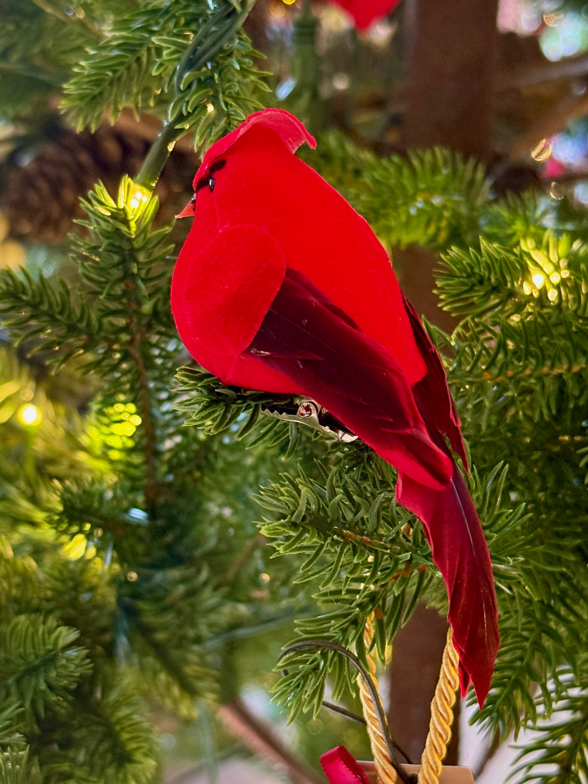 4.5" Clip-On Cardinal Ornament