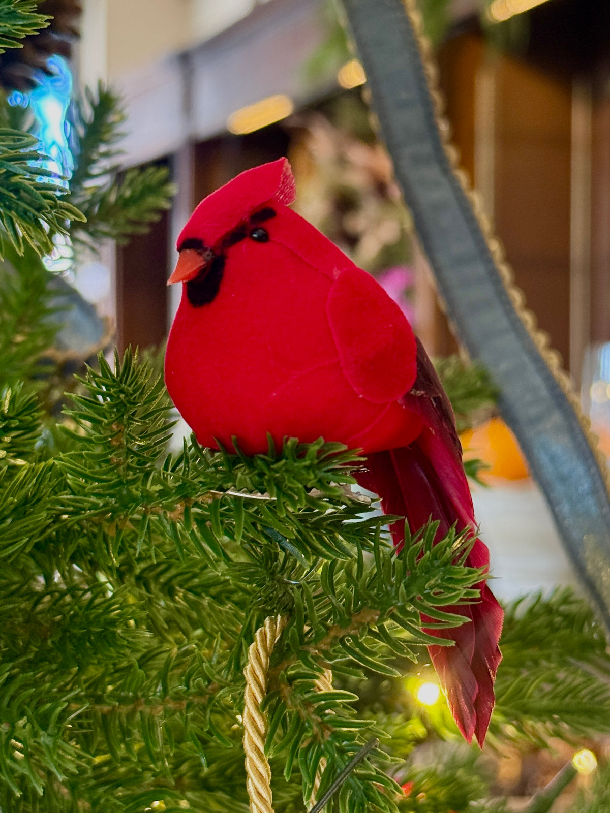 4.5" Clip-On Cardinal Ornament