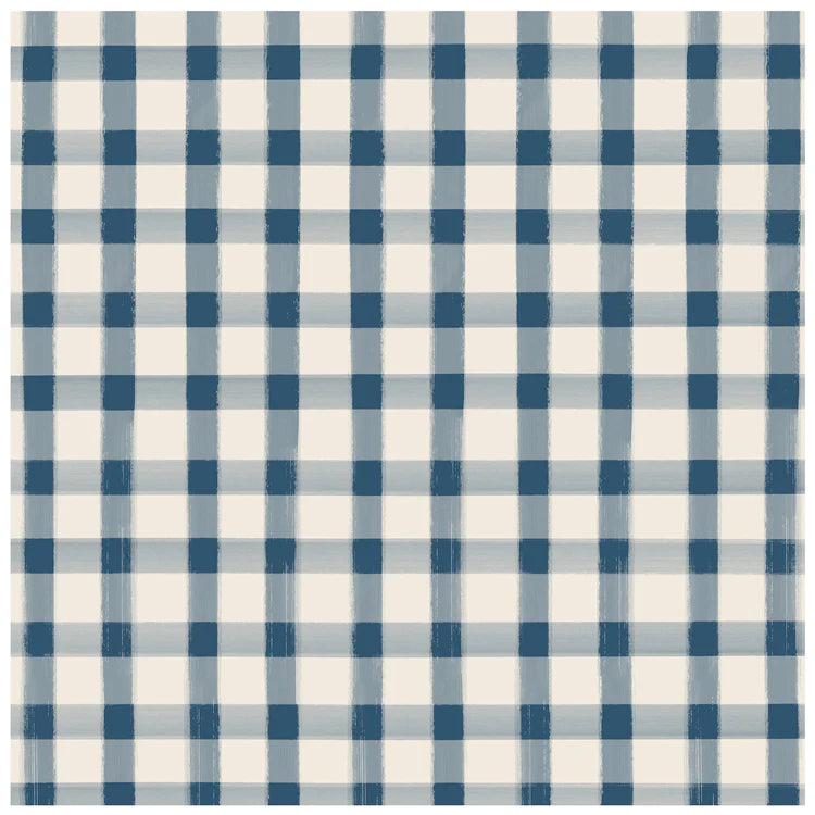 Navy Painted Napkins