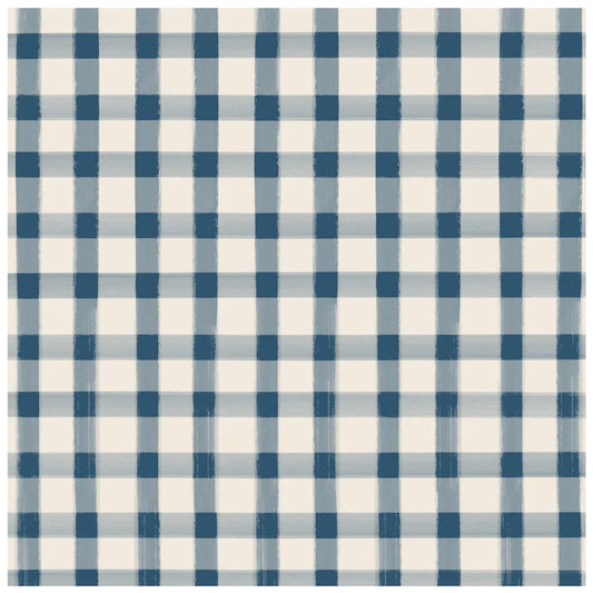 Navy Painted Napkins