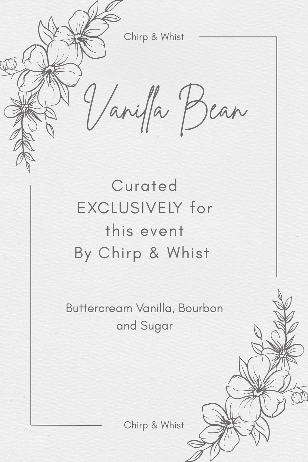 An Evening with Chirp & Whist