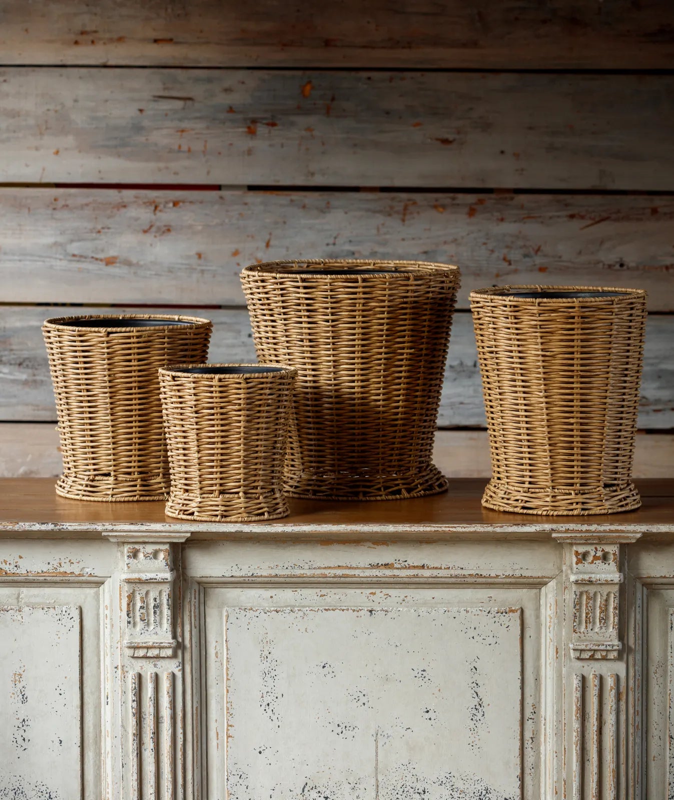 Poly Weave Field Flower Buckets (SIZE OPTIONS)