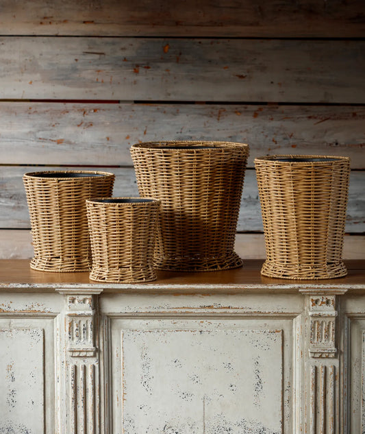 Poly Weave Field Flower Buckets (SIZE OPTIONS)