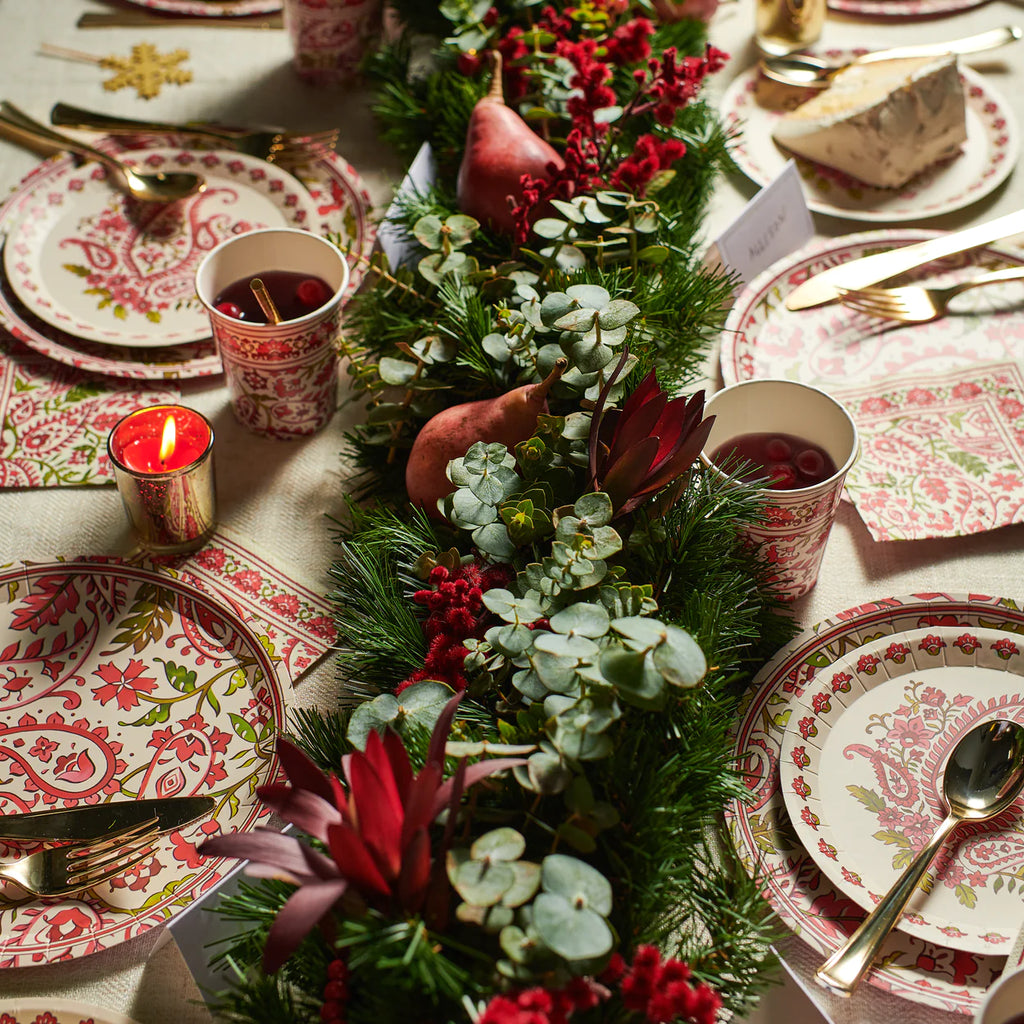 Festive Paisley Large Plates