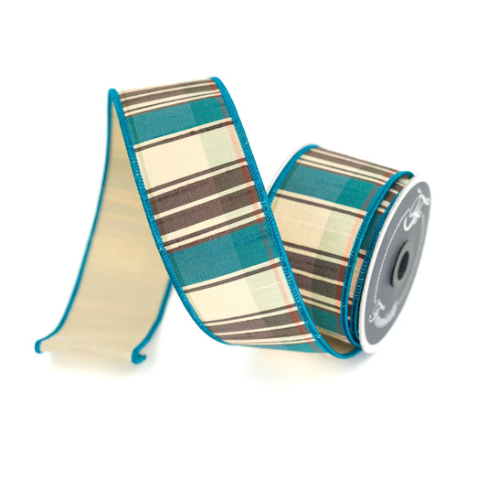 2.5" Hampton Plaid- Chocolate Plaid