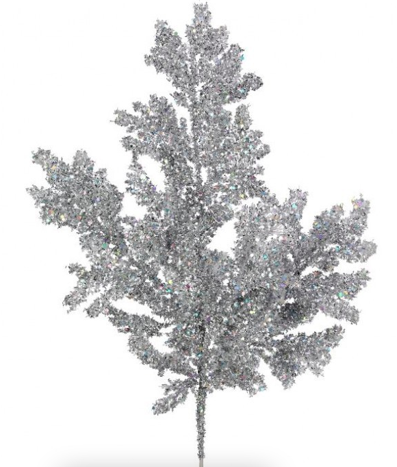 22" LAZER GLITTER PINE SPRAY