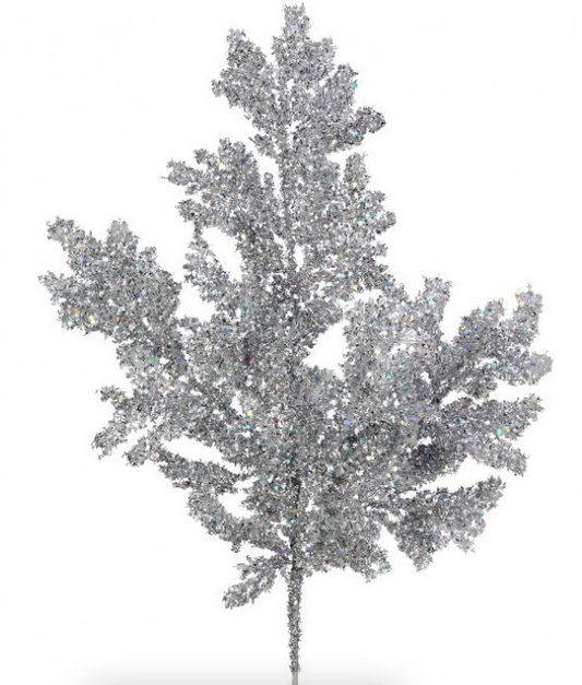 22" LAZER GLITTER PINE SPRAY
