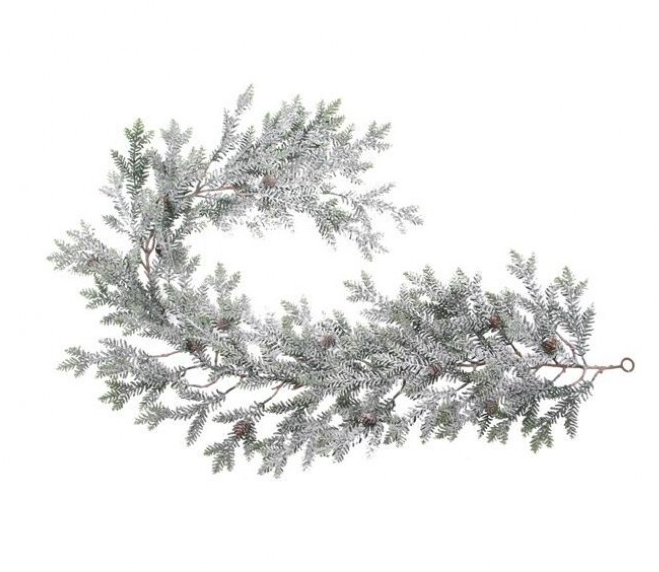 4.5’ PL MINI NEW ENGLAND SPRUCE W/CONE GARLAND