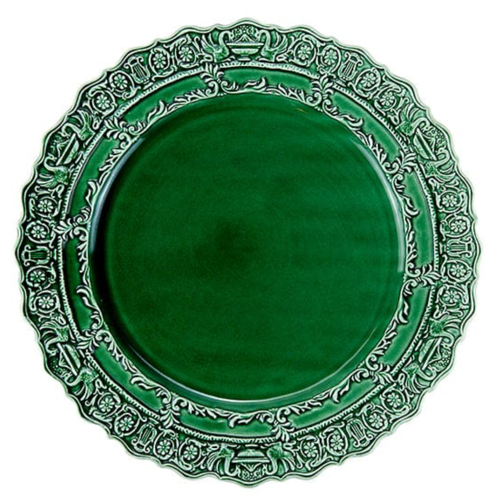 Arte Italica - Renaissance Italian Green Dinner Plate