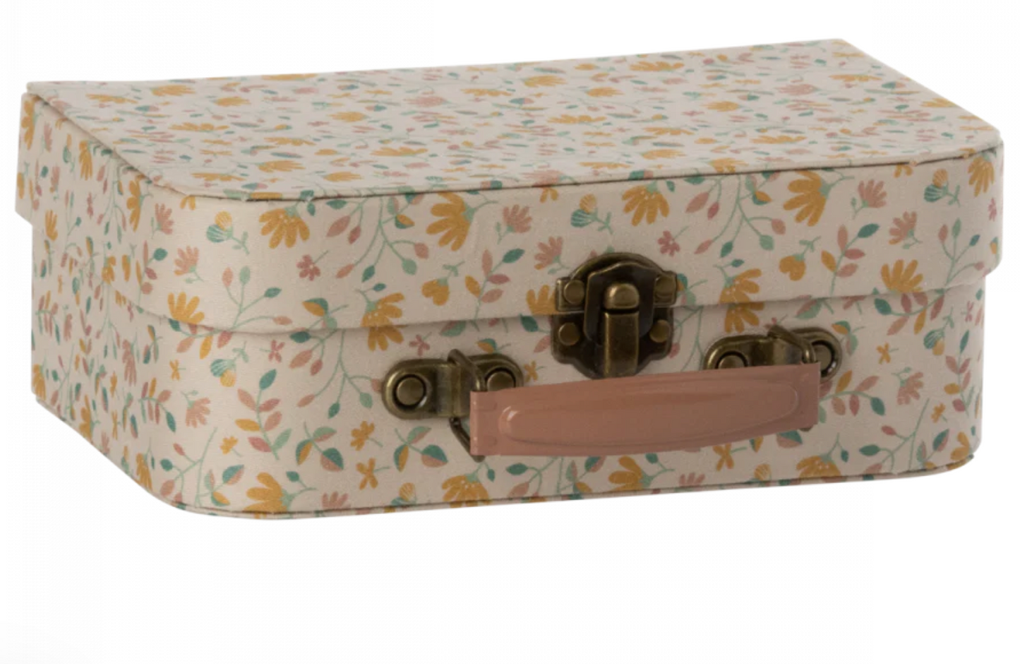 Suitcases with fabric, 2 pcs set- Chevaux heureux