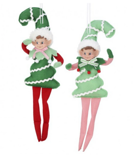 11" Bendable Holiday Sweets Elf