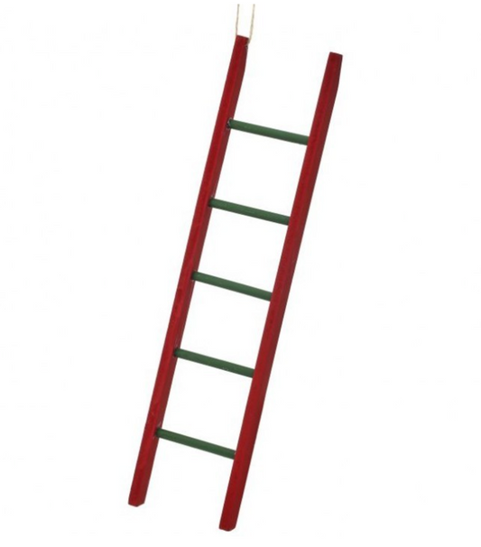 16" Red/Green Ladder Ornament