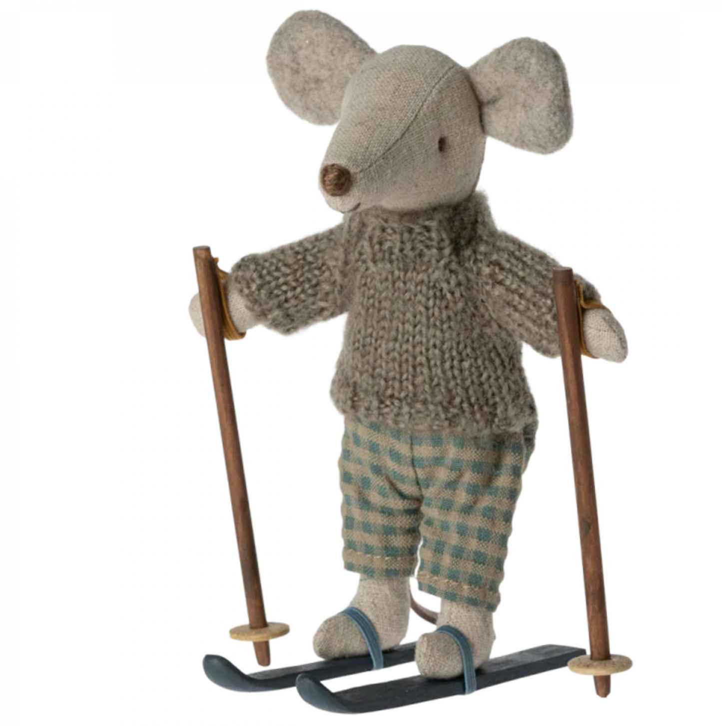 Maileg Winter mouse with ski s4et, Big brother