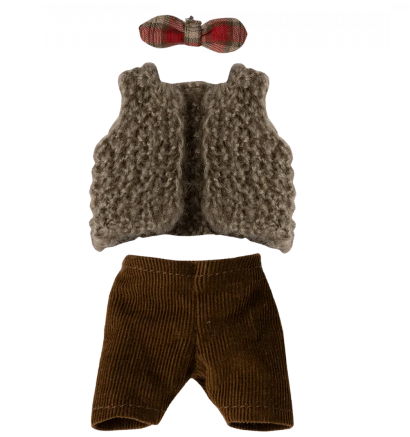 Maileg vest, pants and bowtie for grandpa