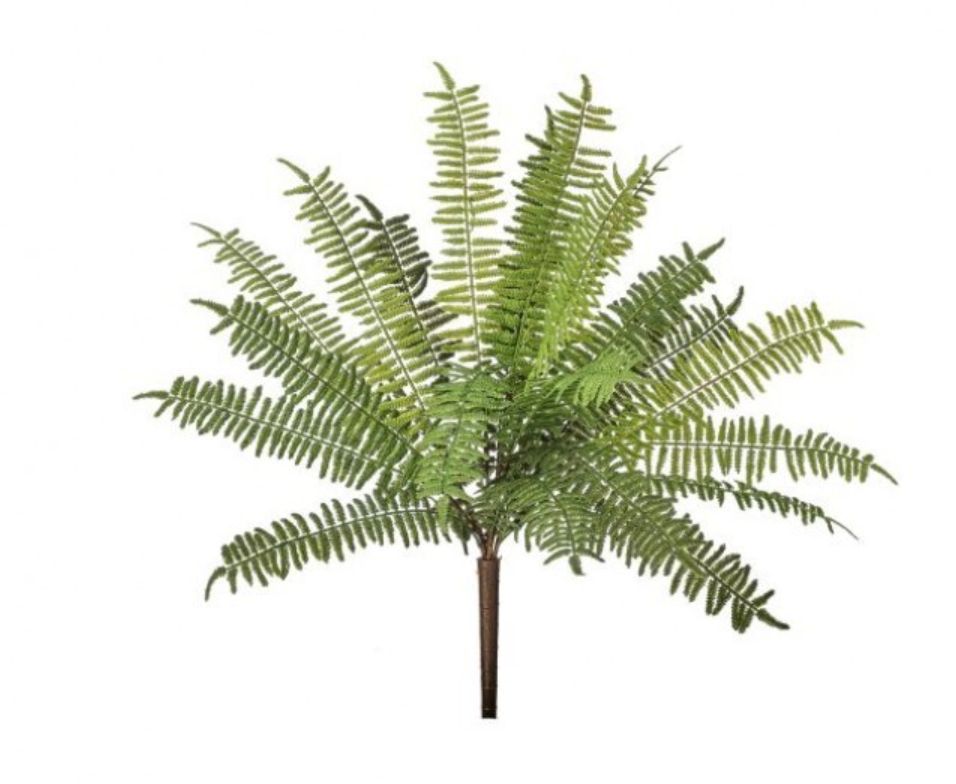 19" UV Natural Touch Forest Fern Bush