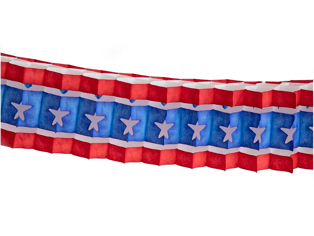 Patriotic Star Garland
