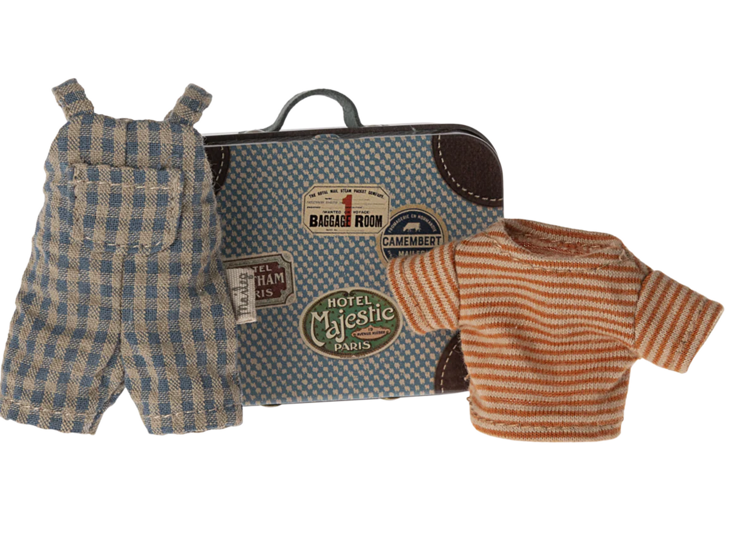 Overalls and Shirt in Suitcase, Big Brother Mouse