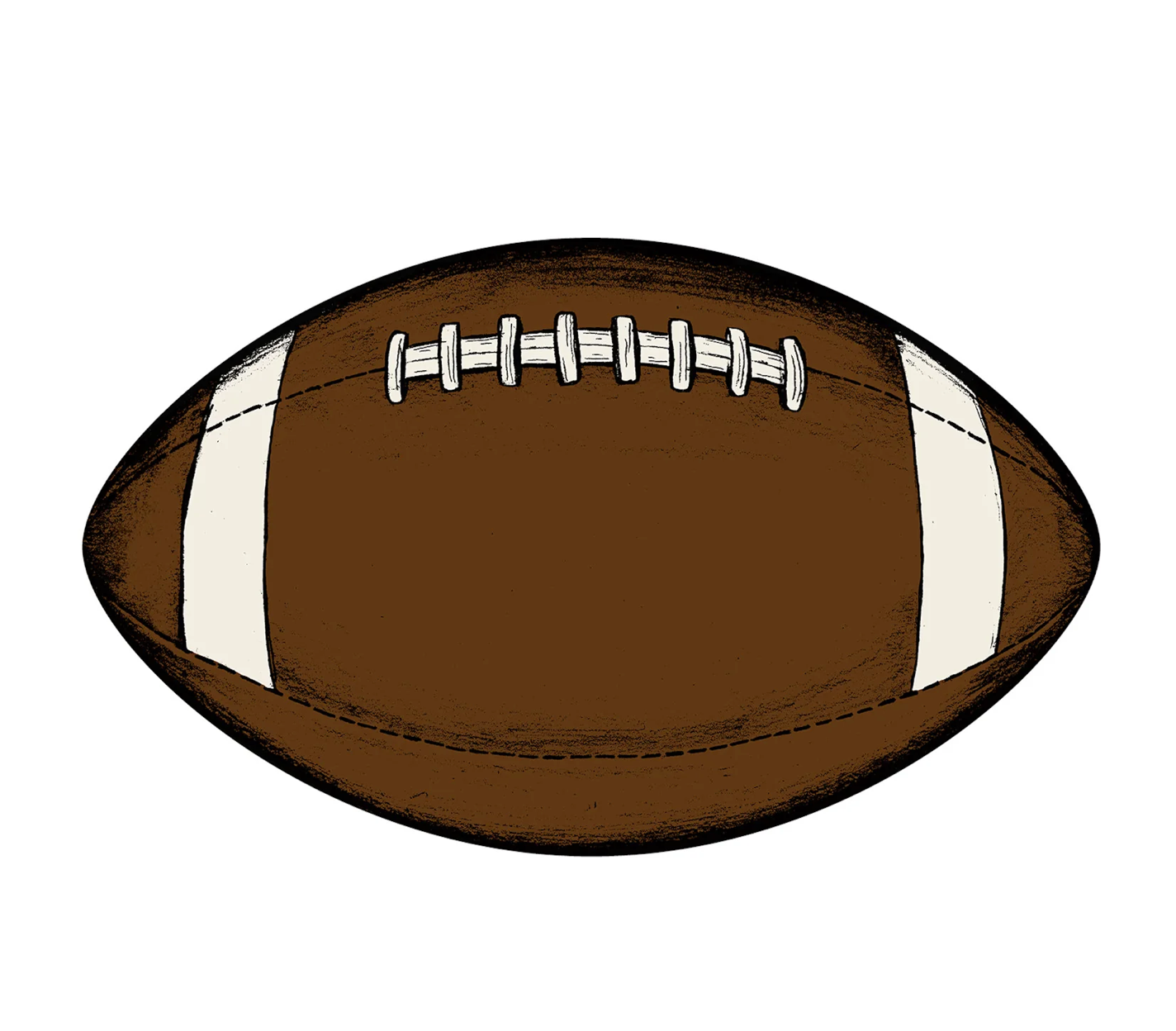 Hester & Cook Die-Cut Football Placemat