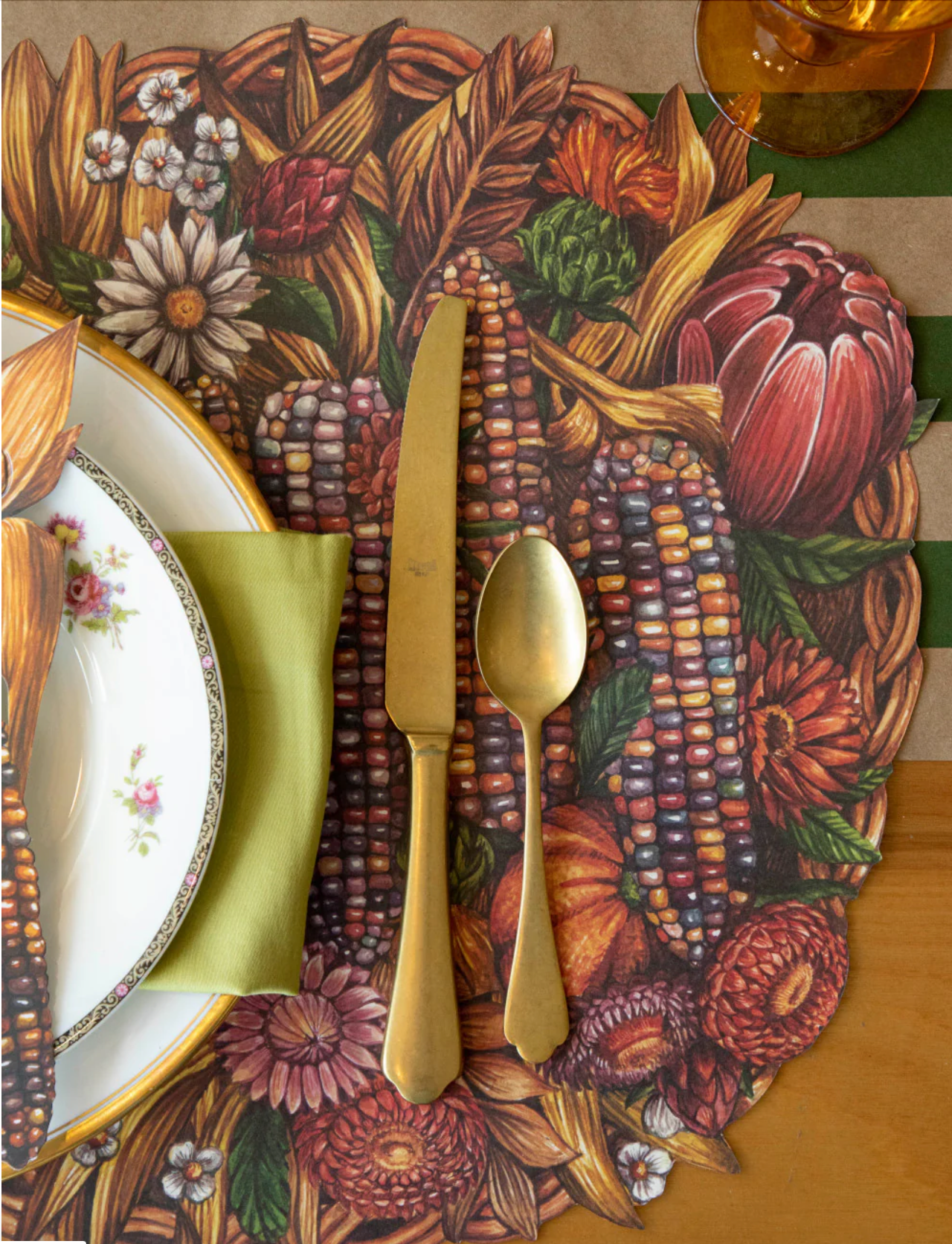 Die Cut Gathering Basket Placemat