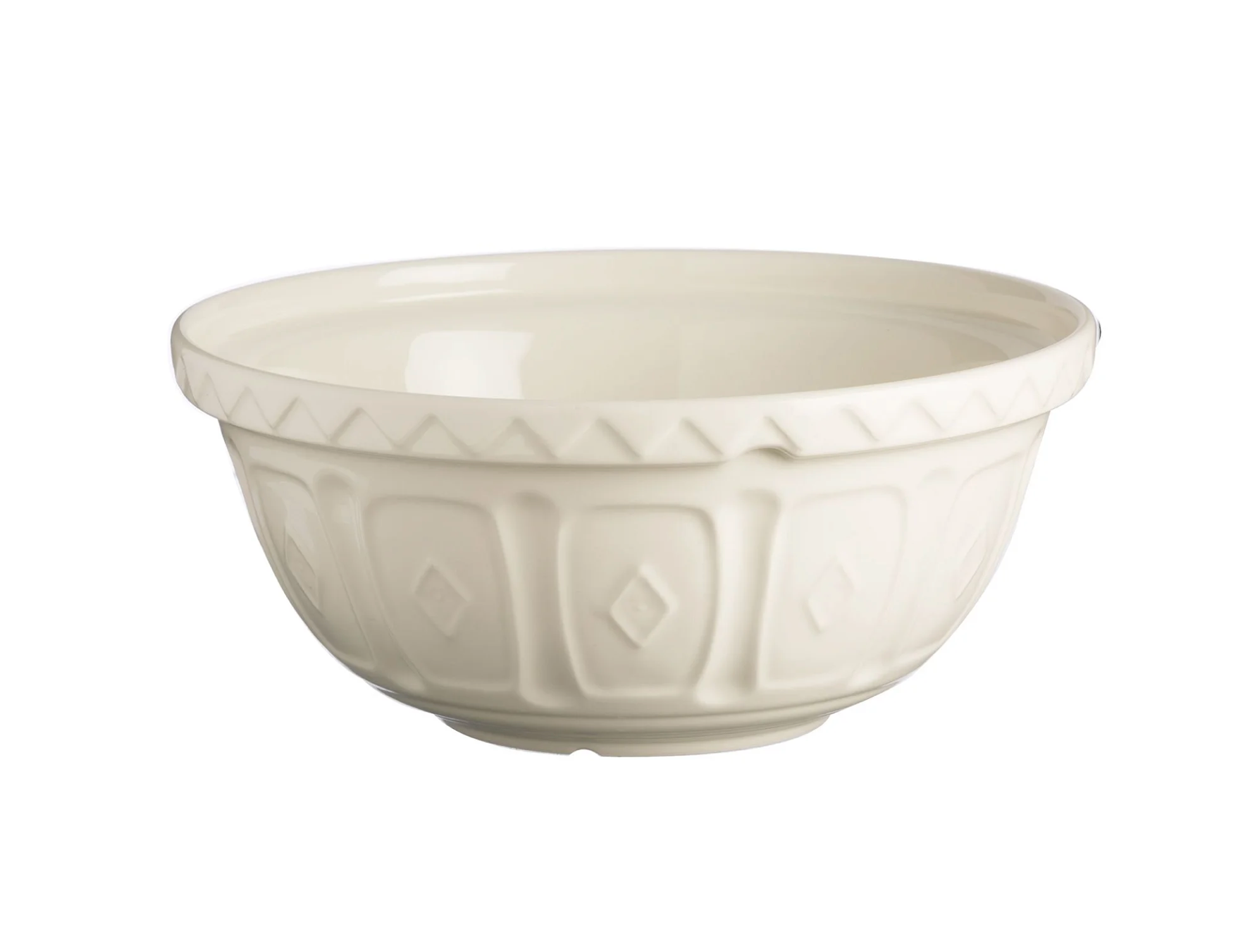 11.75" Mason Cash "Color Mix- Cream" Size 12 Mixing Bowl