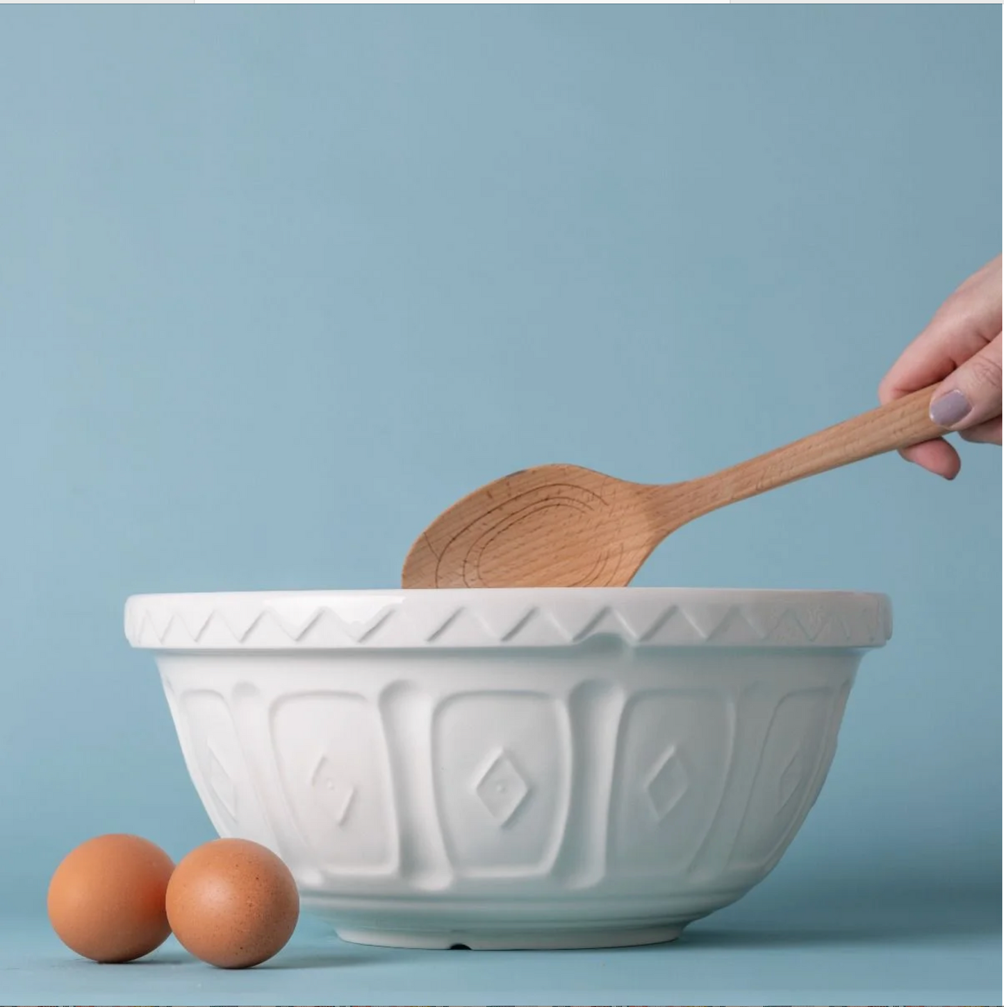 11.75" Mason Cash "Color Mix- Cream" Size 12 Mixing Bowl