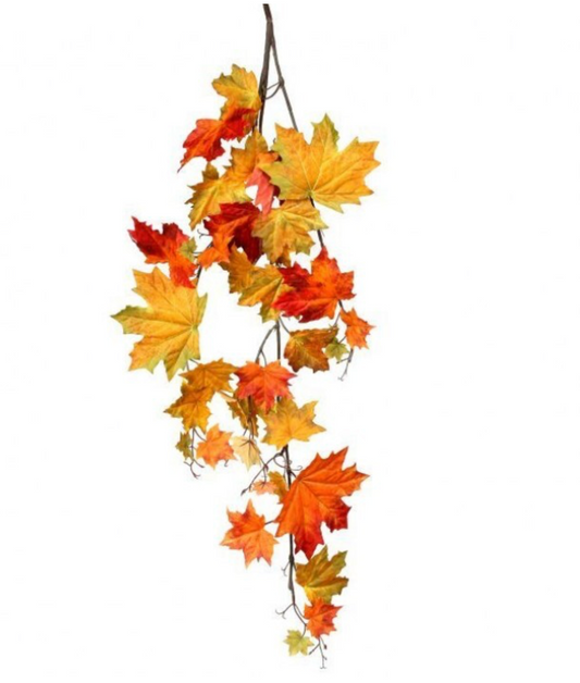 38" Harvest Maple Leaf Vine Spray