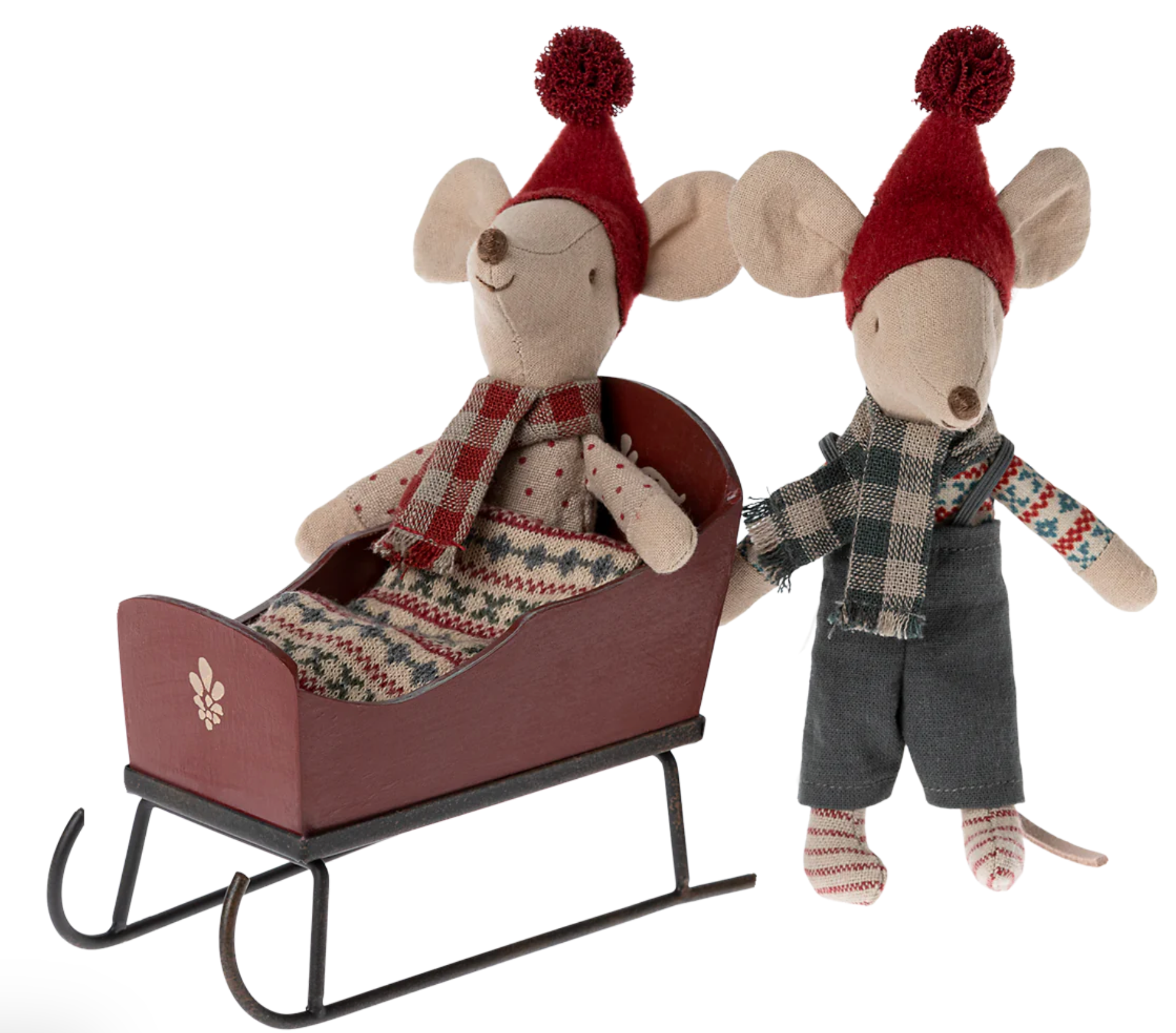 Sleigh, Mouse - Red