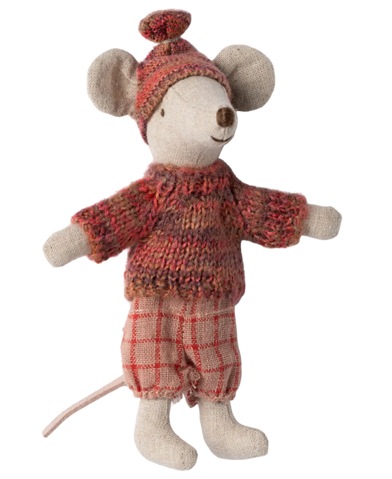 Winter Mouse w/ Ski Set, Big Sister - Rose
