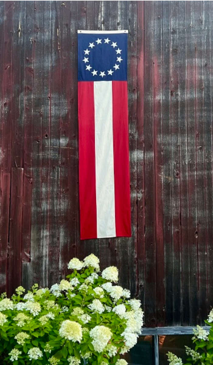 Vintage Stars & Stripes Barn Banner- 20" x 90"