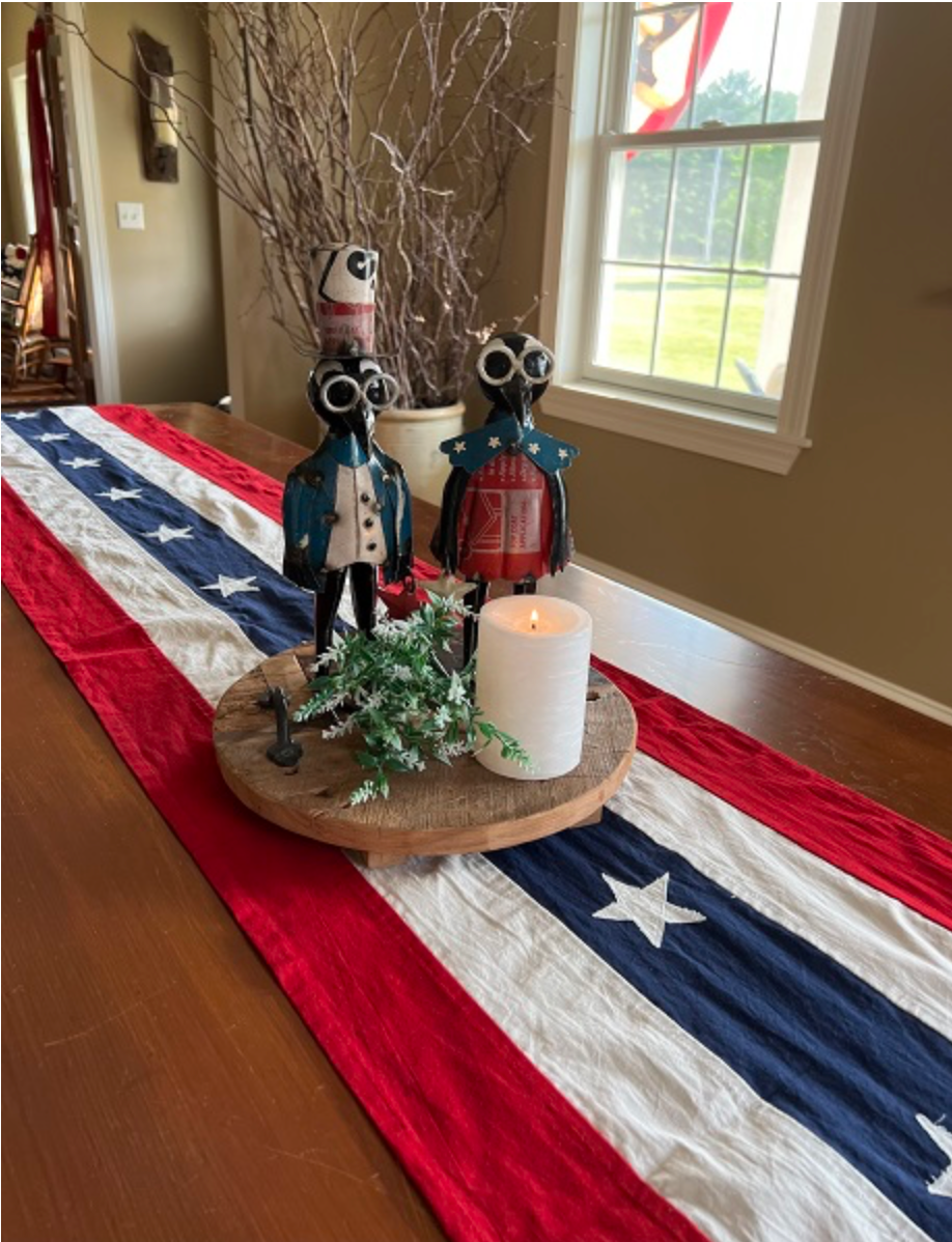 Vintage Flag Long Runner