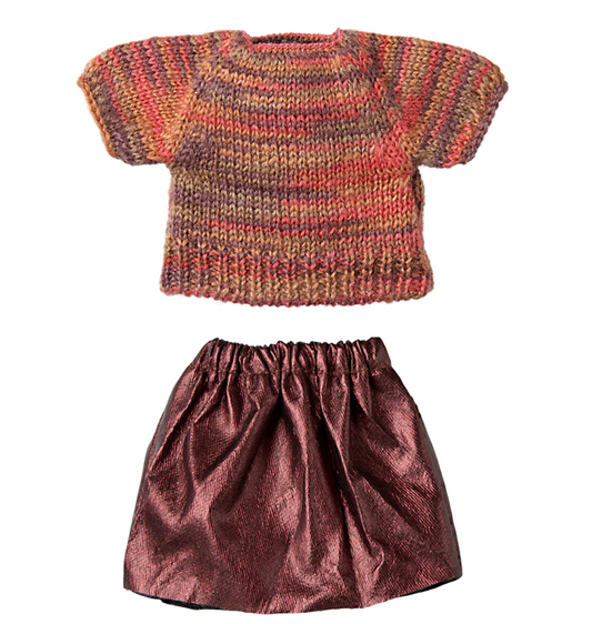 Skirt & Knitted Blouse, Mum Mouse